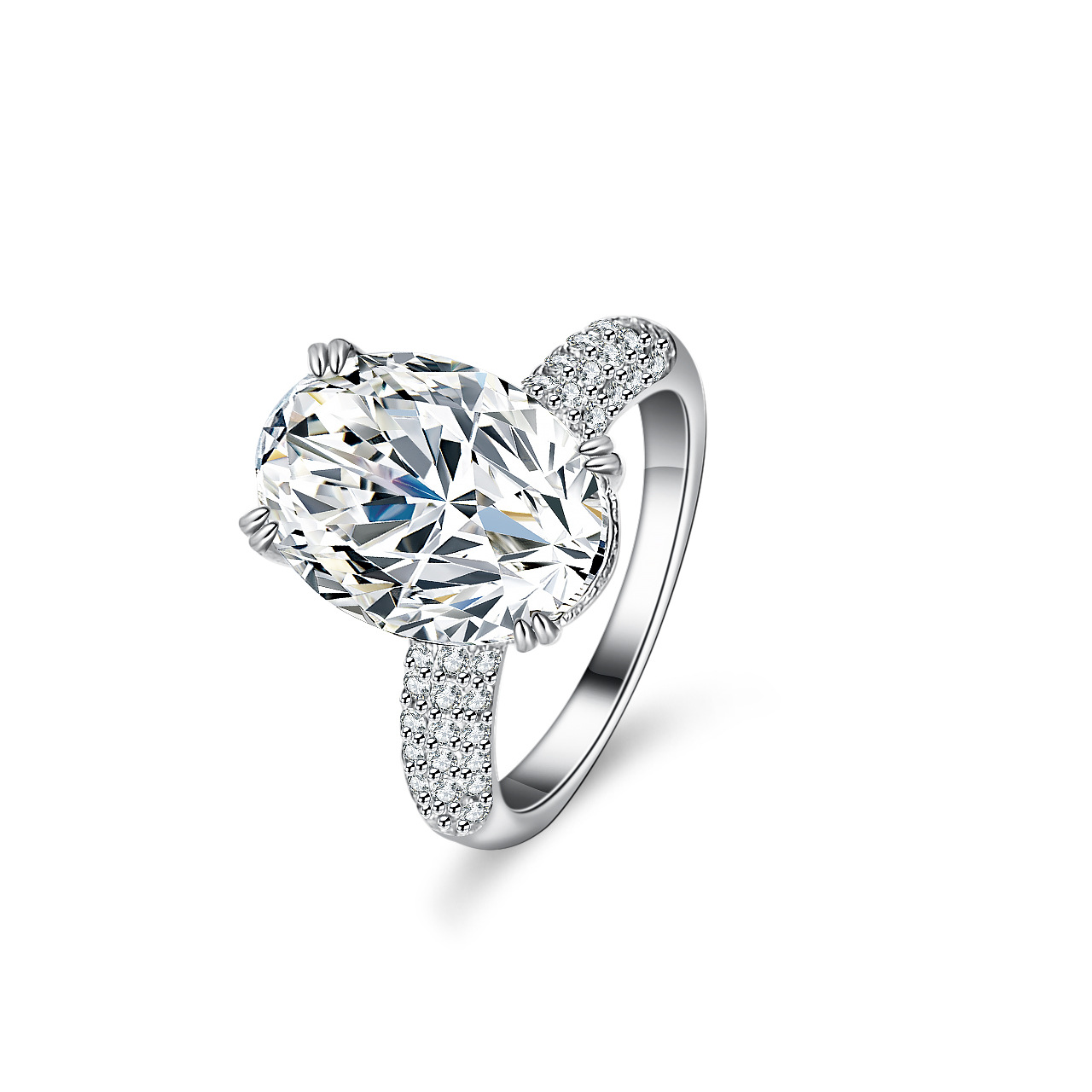 Alien-Ring aus 18 Karat Gold m – Moissanite Engagement Ring 1 Carat Bewertung und Preis