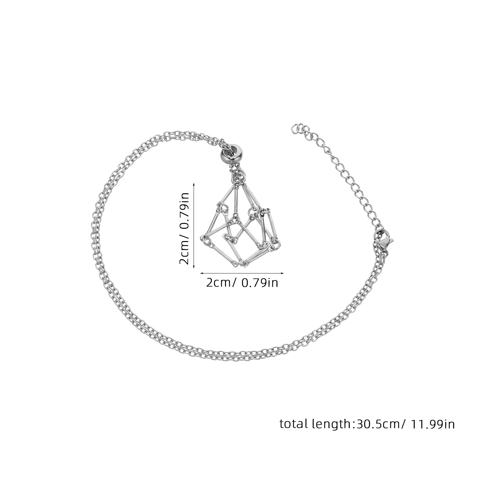 Kristall-Halskette mit Fischer – Crystal Pendant Necklace Natural Stone Bewertung und Preis