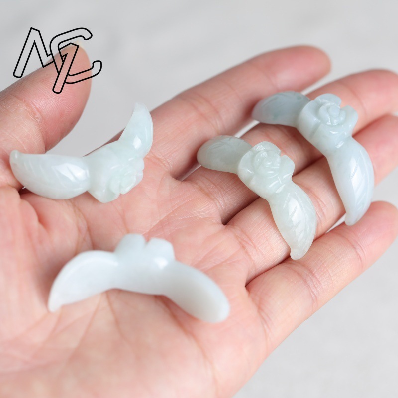 2 Stück natürlicher weißer Jad – Earrings Bewertung und Preis