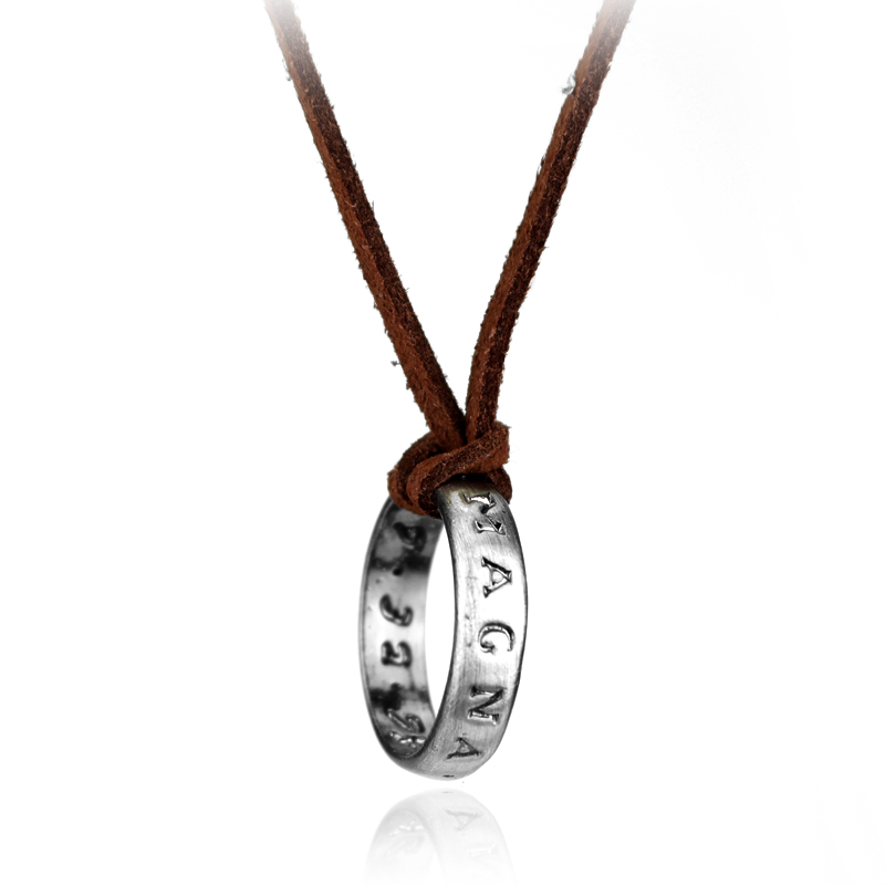 Game Anime Leder-Kettenring-Ha – Anime Pendant Necklace Bewertung und Preis