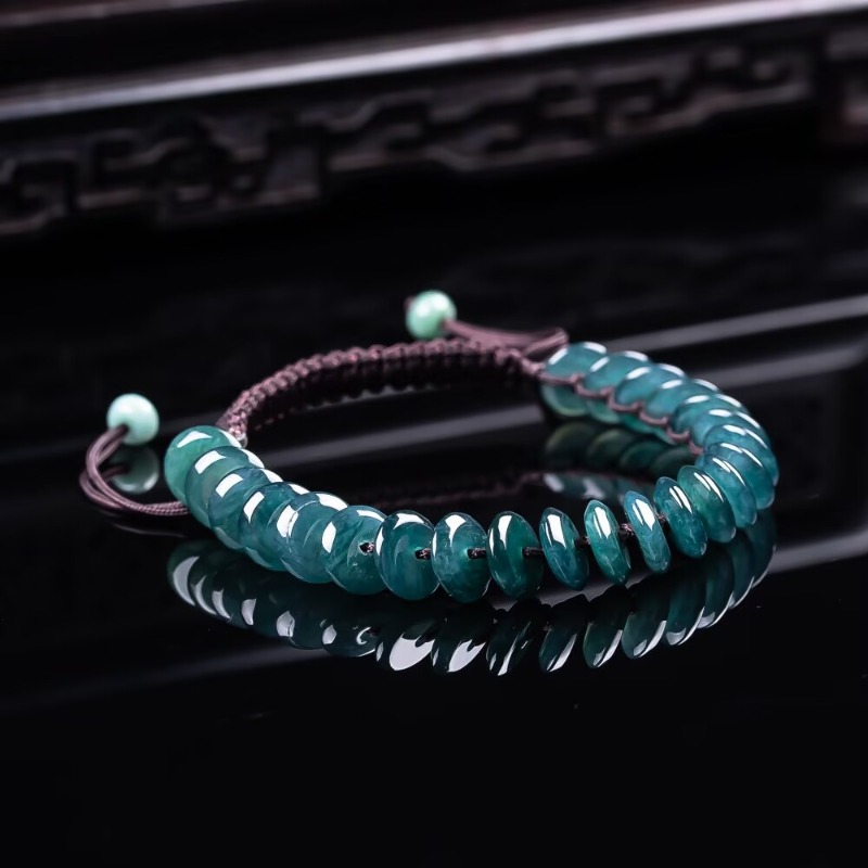 Natürliches Echtes Smaragd-Bla – Bracelets Bewertung und Preis
