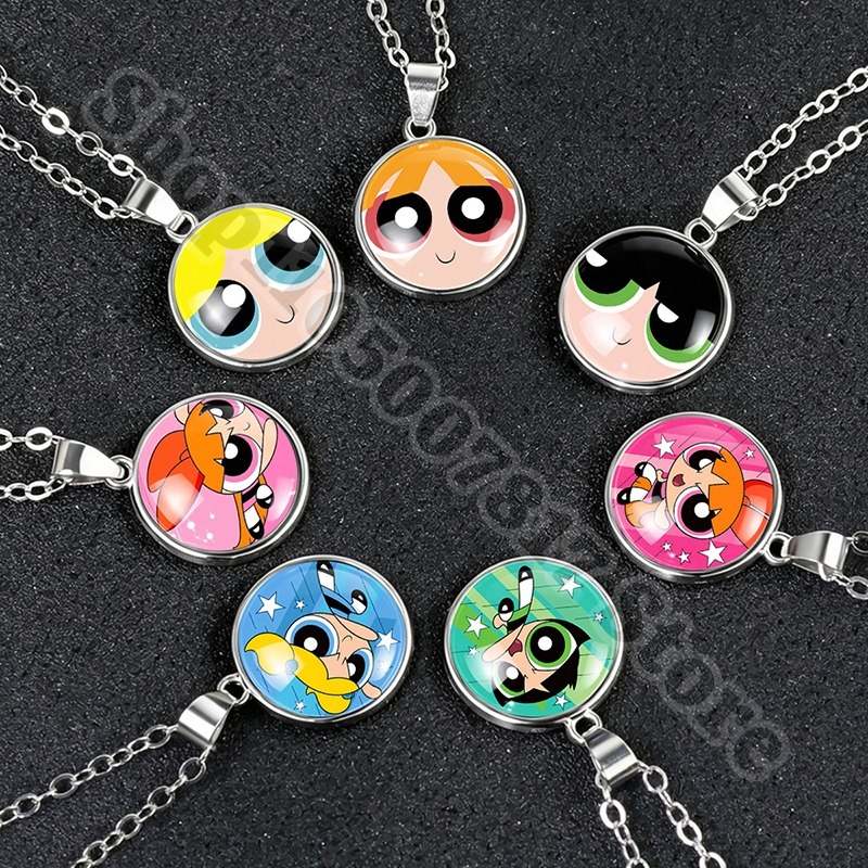 Kawaii Die Powerpuff Girls Nie – Anime Pendant Necklace Bewertung und Preis