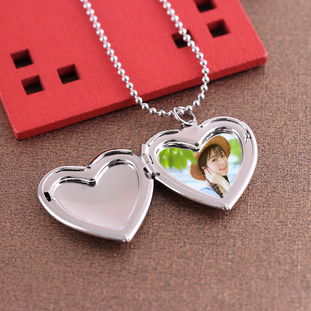 HOOH 1PC Herz Geformt Freund F – Heart Locket Necklace Photo Bewertung und Preis