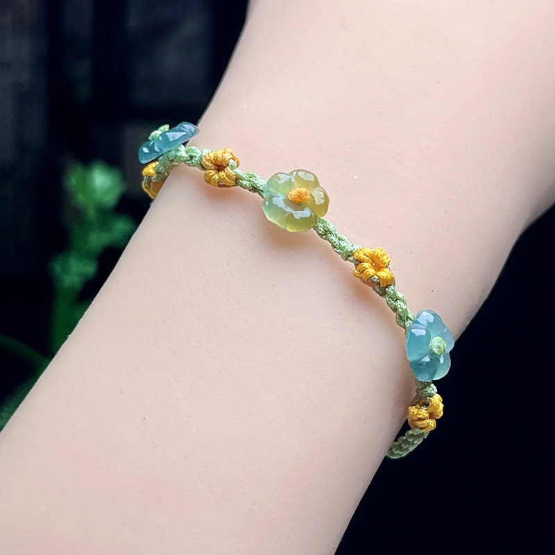 Myanmar Jadeit Blumenarmband E – Bracelets Bewertung und Preis