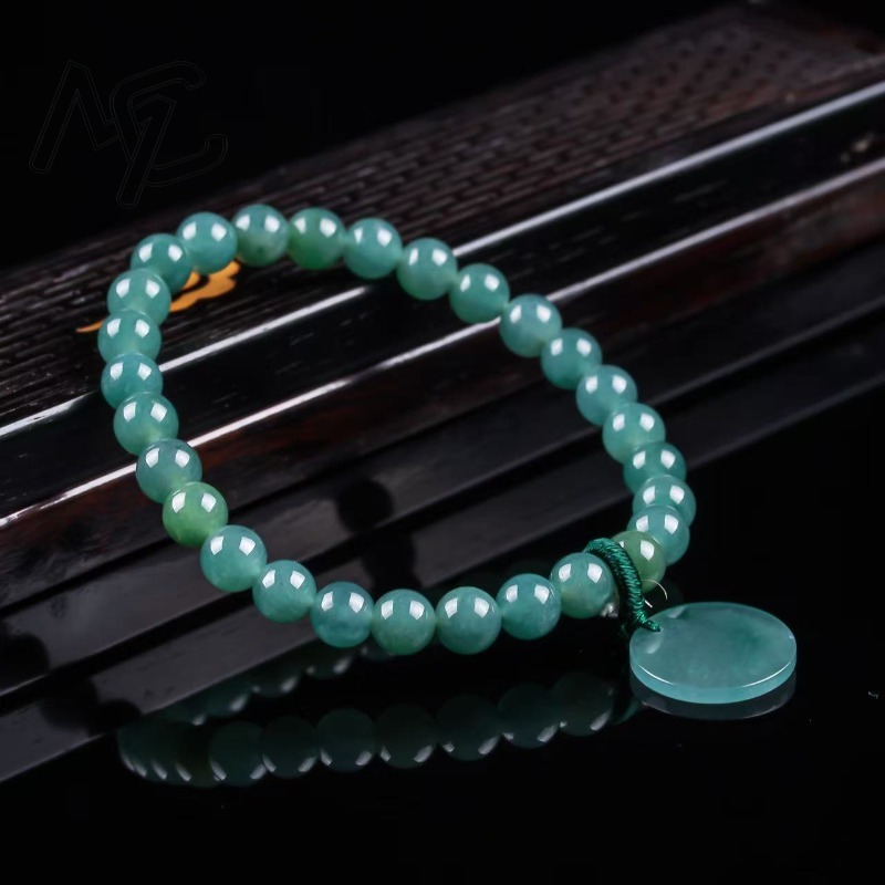 Natürlicher Jadeit Blauwasser- – Bracelets Bewertung und Preis