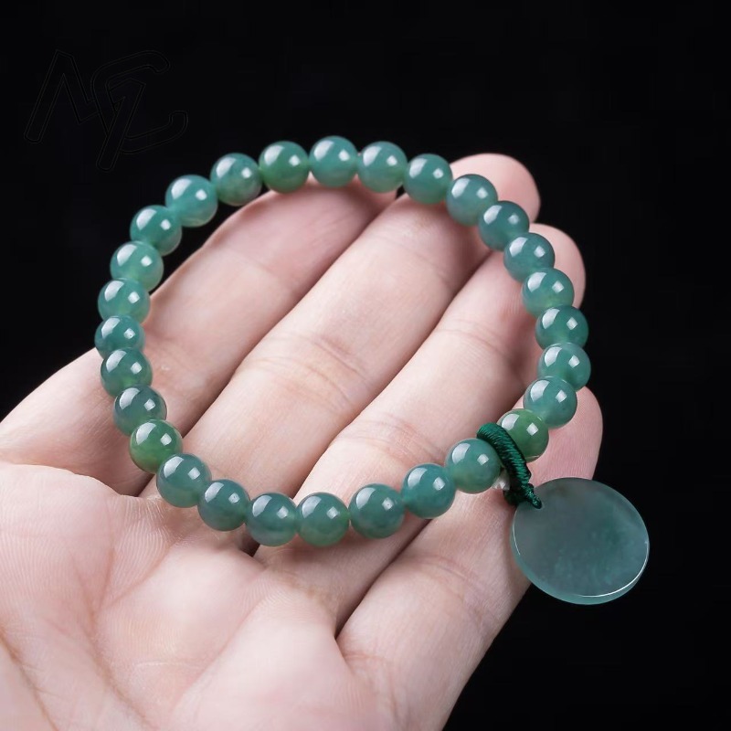 Natürlicher Jadeit Blauwasser- – Bracelets Bewertung und Preis