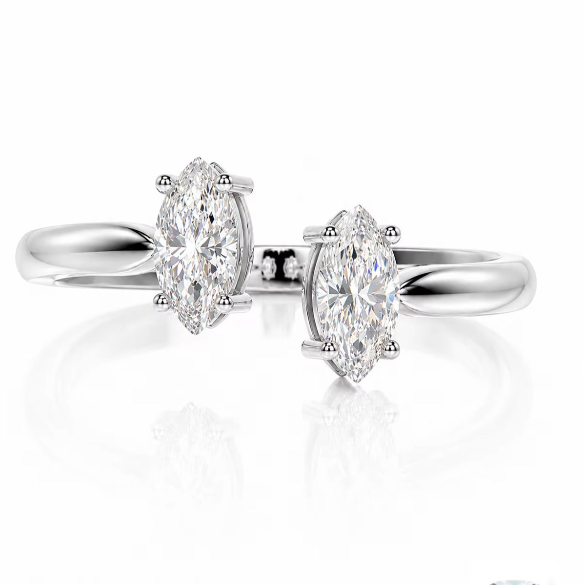 Ein 1-Karat-Ring aus 925er Ste – Moissanite Engagement Ring 1 Carat Bewertung und Preis