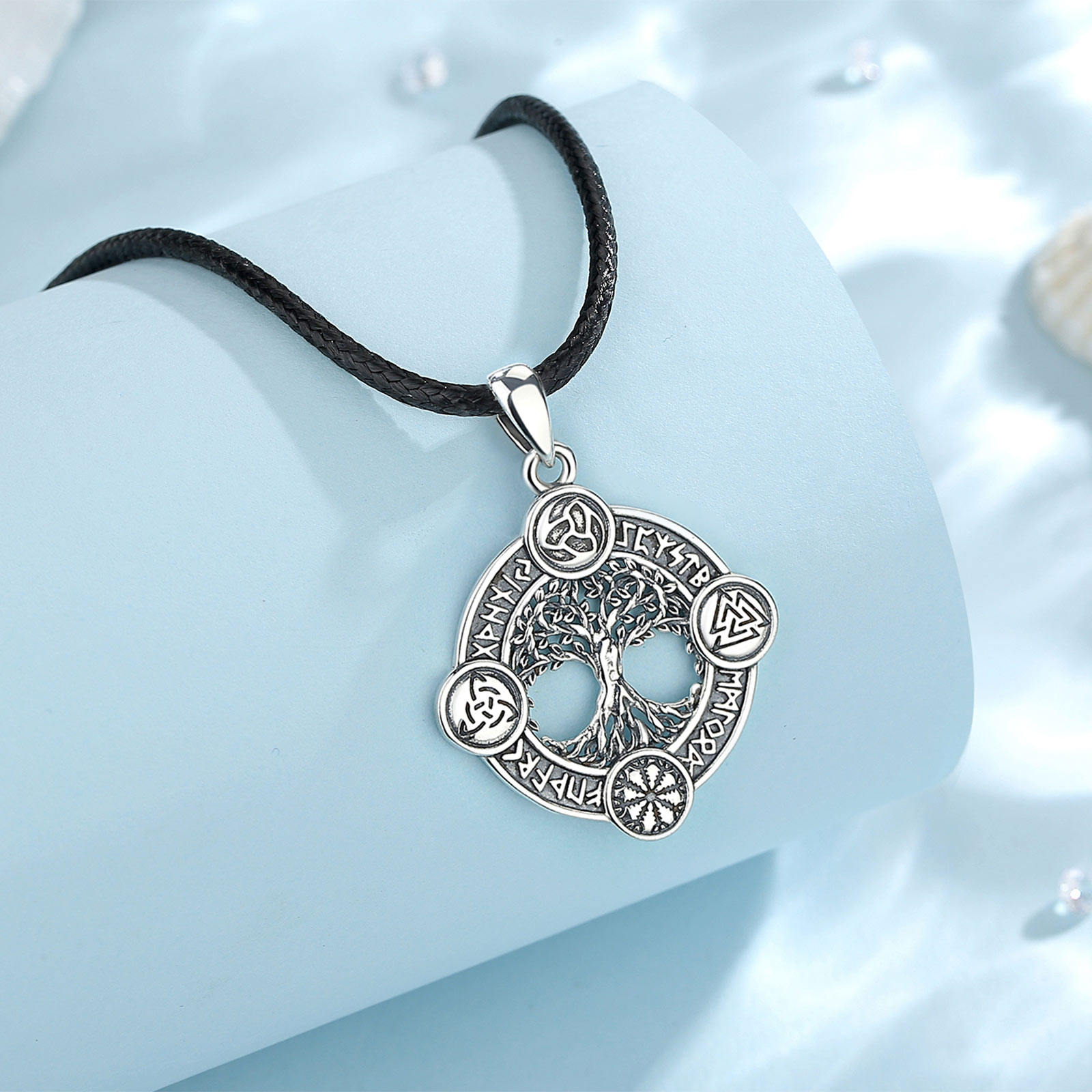 Eudora Halskette mit Baum des  – 925 Sterling Silver Chain Necklace Men Bewertung und Preis