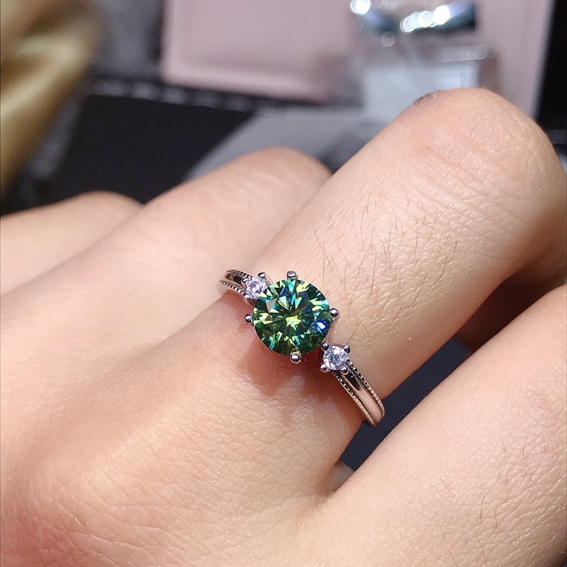 Morganit-Ring VVS1-Qualität La – Moissanite Engagement Ring 1 Carat Bewertung und Preis