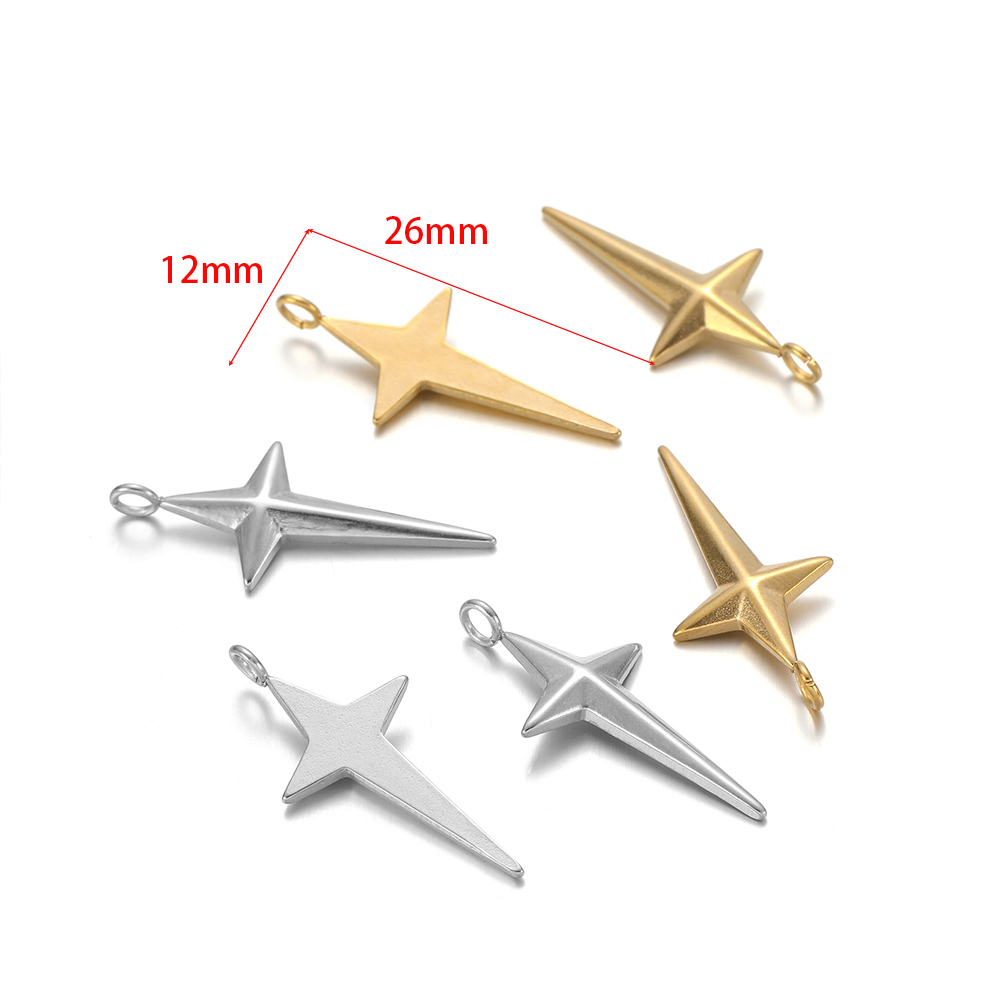 5 Stück Edelstahl vergoldet Kr – Cross Pendant Necklace Gold Bewertung und Preis