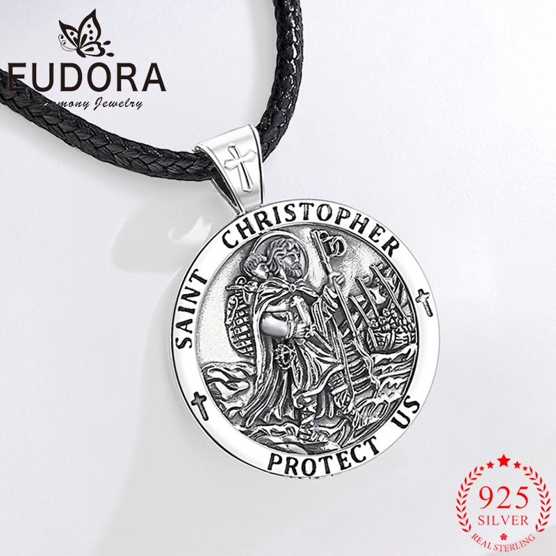 Eudora Neue Halskette mit Anhä – 925 Sterling Silver Chain Necklace Men Bewertung und Preis