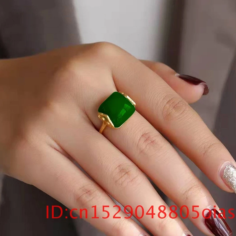 Natürlicher Hetian-Jade-Ring,  – Rings Bewertung und Preis